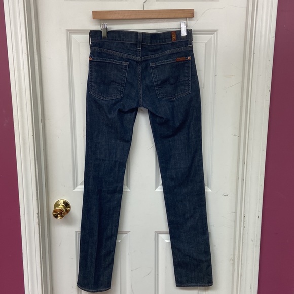 7 for all mankind Jeans, Size 27, Dark Wash, Mid-rise - Picture 2 of 11